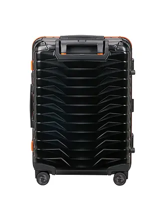 SAMSONITE | Trolley PROXIS ALU Spinner 55 graphite apricot | schwarz